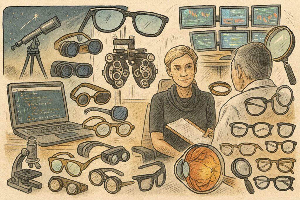Safety of 1.75x OTC "Reading Glasses" vs Pre$cription