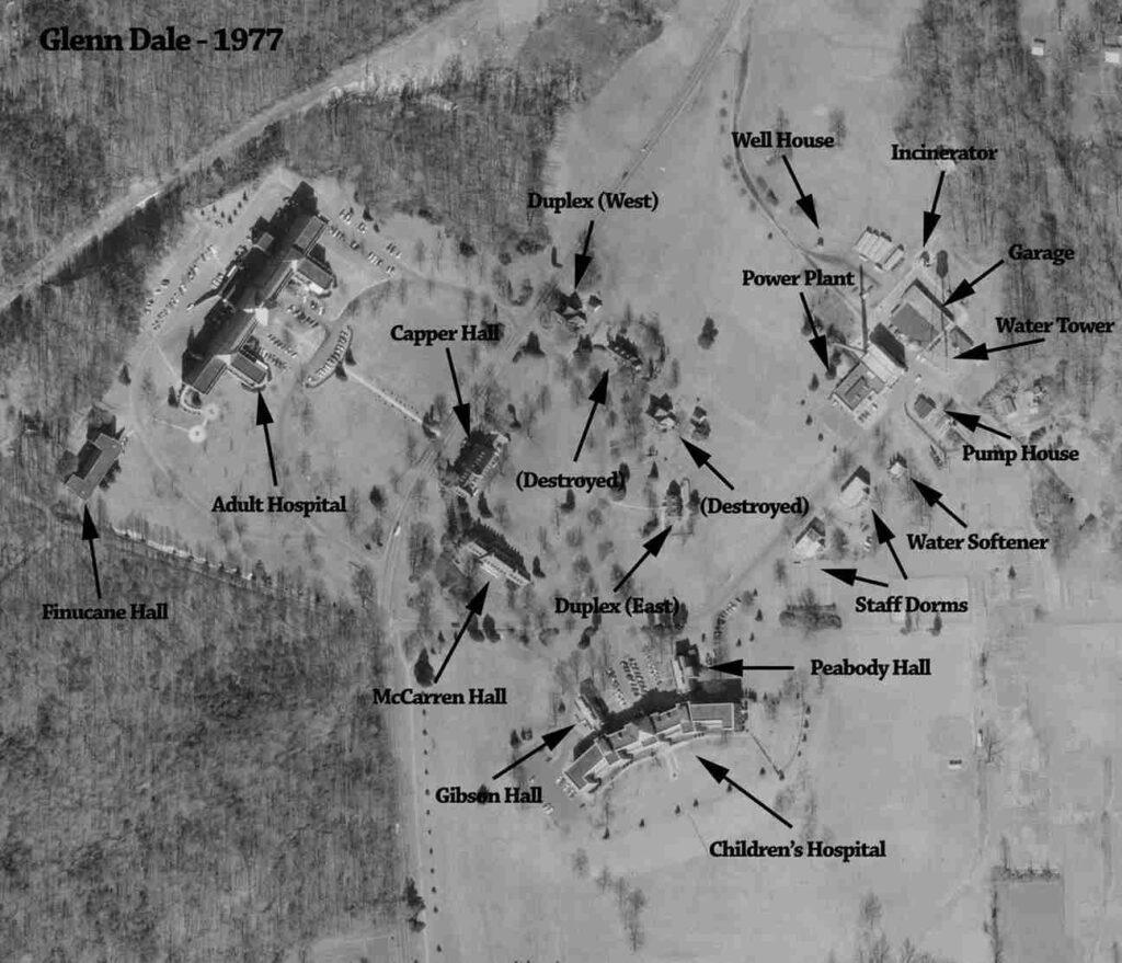 Glenn dale aerial map 1977