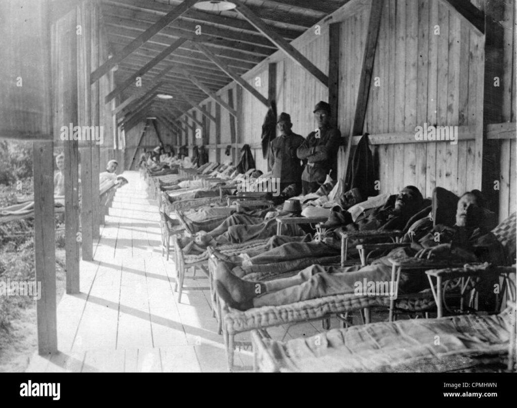 Tuberculosis sanatorium in the tentschach castle 1913 cpmhwn